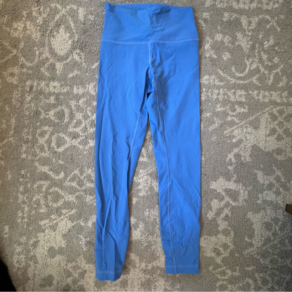 Blue Nile Wunder Train 25” Lululemon Leggings Size 4